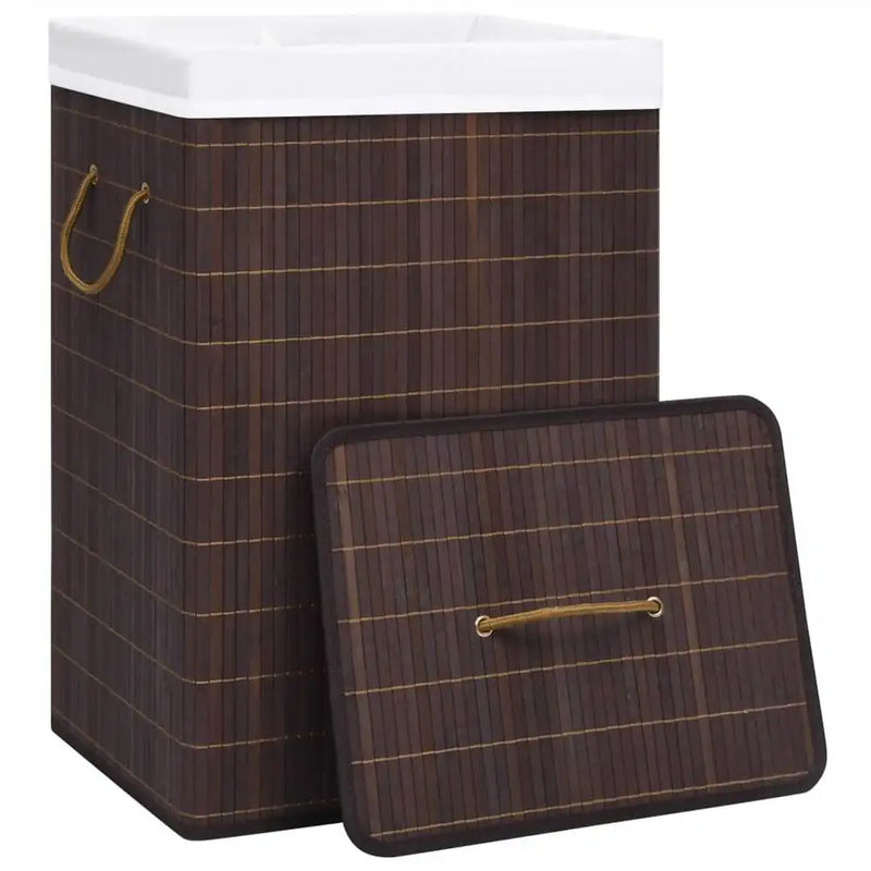 Cesto Para Roupa Suja de Bambu - Original