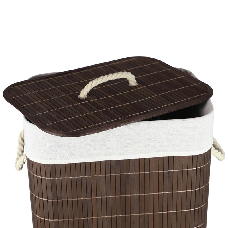 Cesto Para Roupa Suja de Bambu - Original